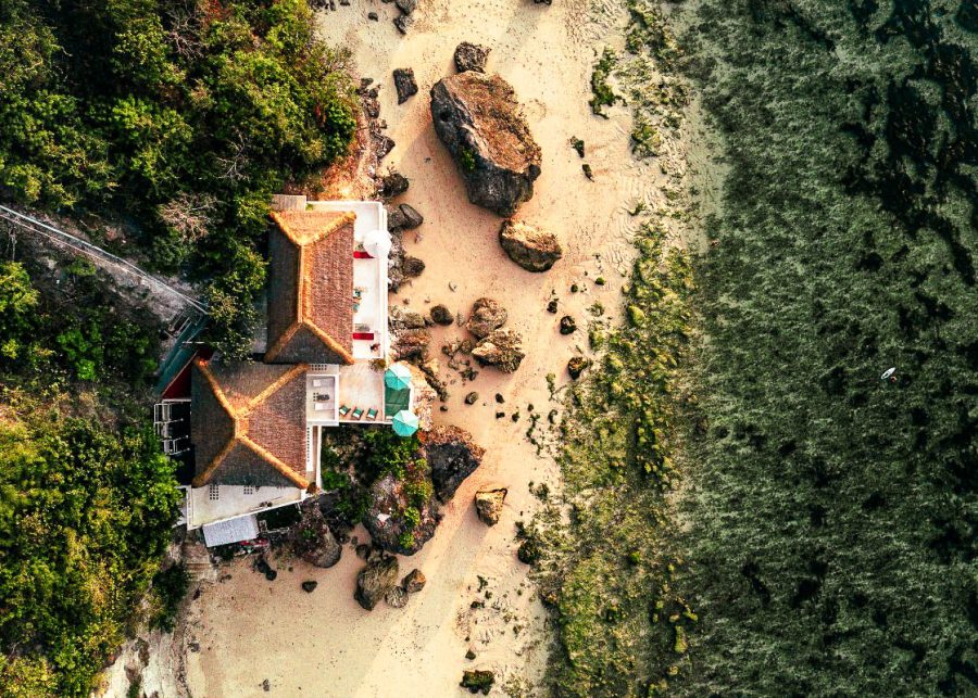 Aerial view of Mandala The Rocks in Bali after renovation