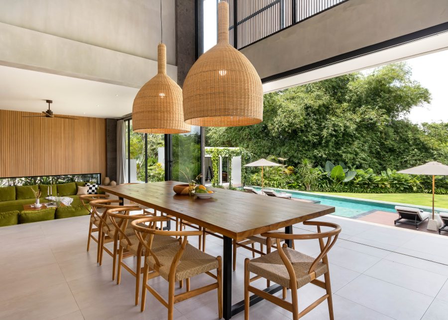 Dining area at Oasis Villa