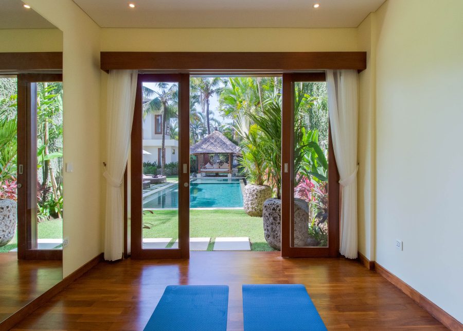 Fitness room at Villa Josuloma