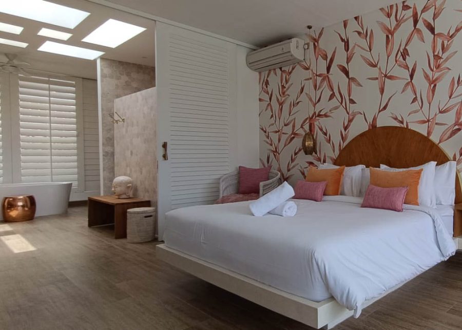 One of the bedrooms at the 5 bedroom Villa Vida