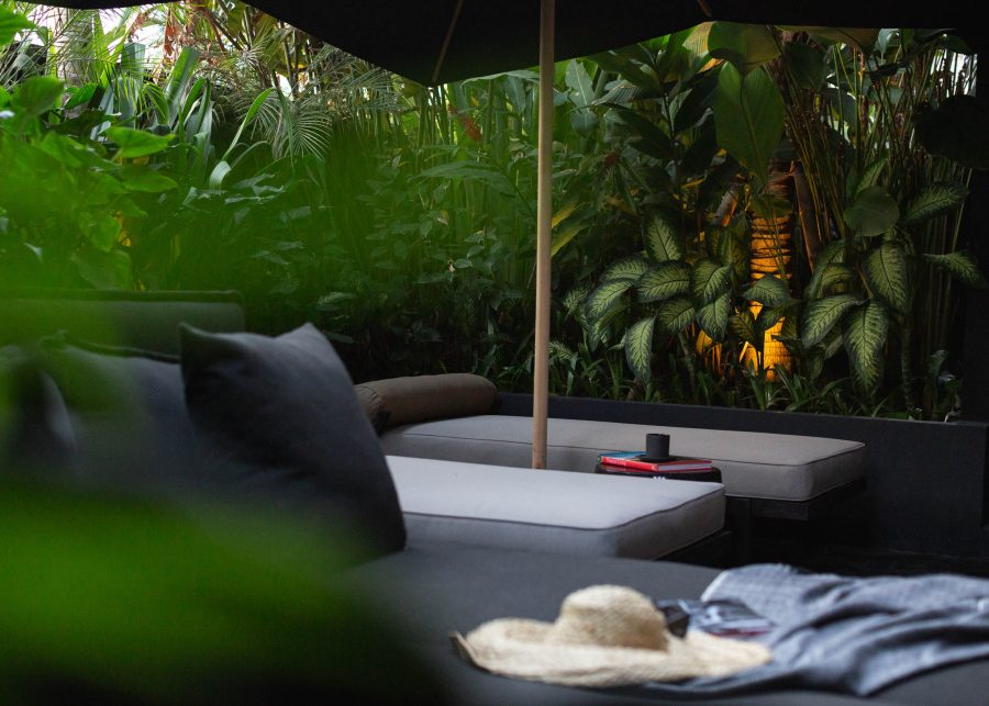 The Bohemian Hotel in Canggu sunloungers