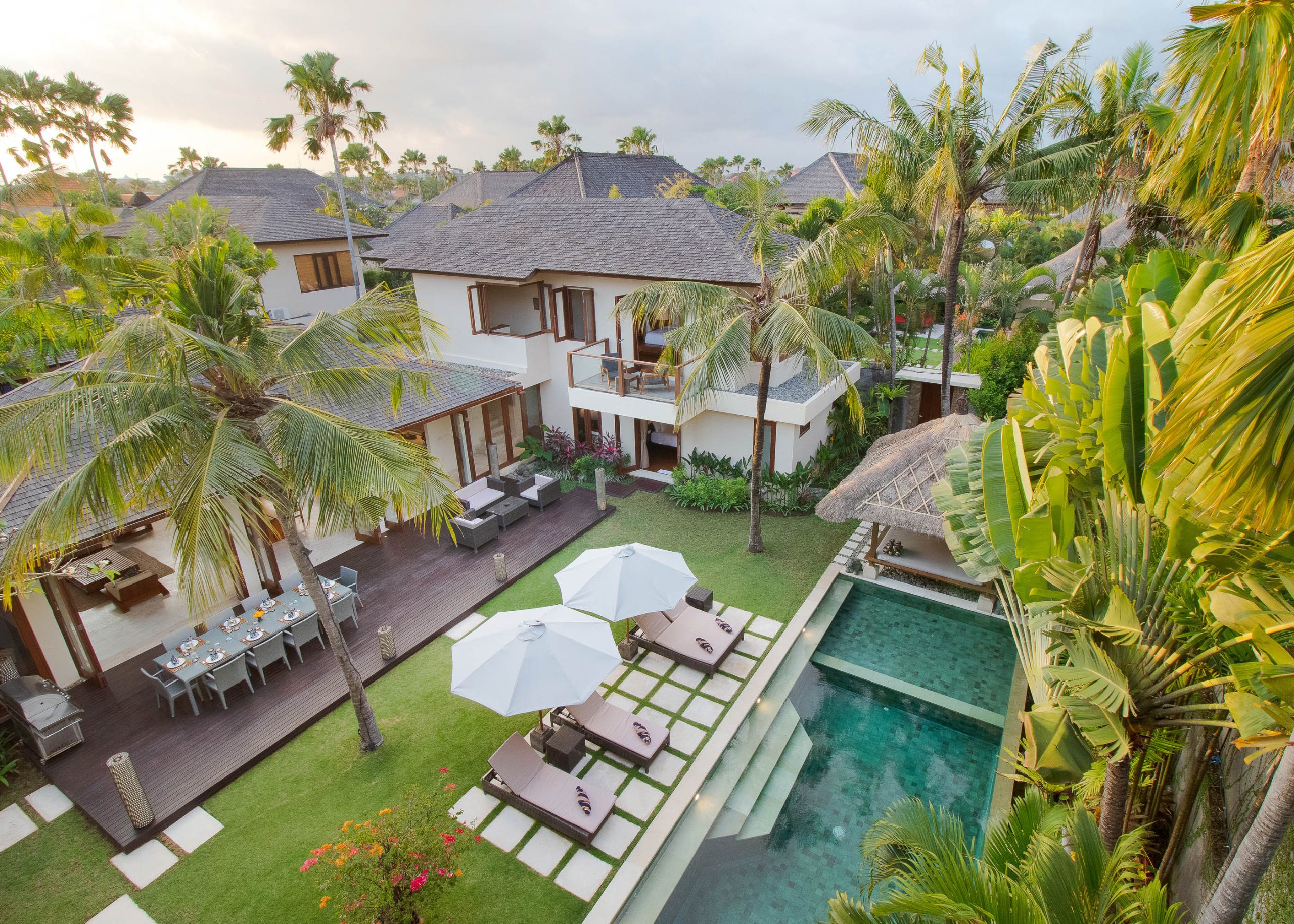 The main building of Villa Josuloma in Seminyak built by Construct Bali