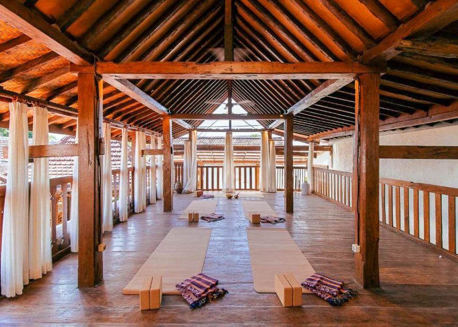 Yoga shala at Villa Yin in Umalas